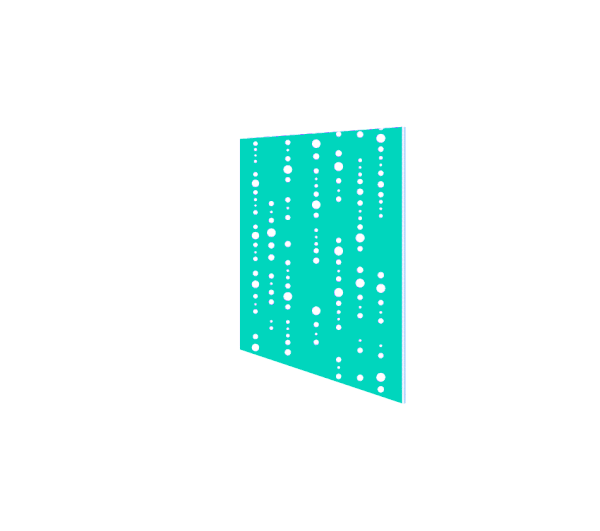 The beaded panel alone, settled — light mode